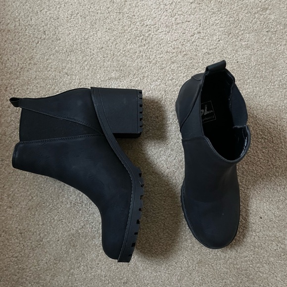 Dirty Laundry Lisbon Black High Heel Ankle Booties 7.5 - Picture 4 of 9